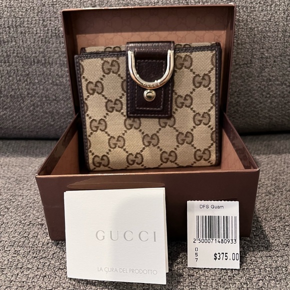 Gucci Handbags - Authentic Gucci New Abbey French Wallet